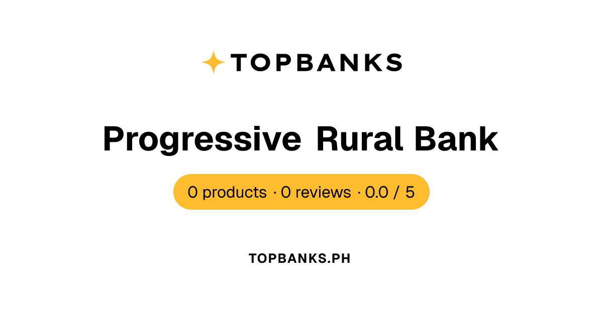 Progressive Rural Bank — Deposits & Reviews | Topbanks