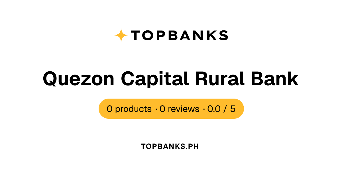 Quezon Capital Rural Bank — Deposits & Reviews | Topbanks